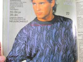 Eeva neule 1986 nr 5, katso sisältö kuvista tarkemmin.