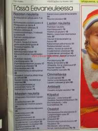Eeva neule 1983 nr 7, katso sisältö kuvista tarkemmin.