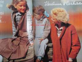 Eeva neule 1985 nr 5, katso sisältö kuvista tarkemmin.