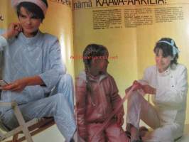 Eeva neule 1985 nr 2, katso sisältö kuvista tarkemmin.