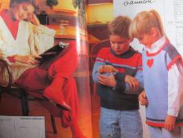 Eeva neule 1985 nr 2, katso sisältö kuvista tarkemmin.
