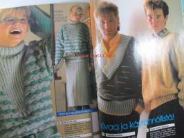 Eeva neule 1986 nr 1, suuri vauva &amp; lapsinumero, katso sisältö kuvista tarkemmin.