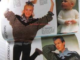 Eeva neule 1986 nr 1, suuri vauva &amp; lapsinumero, katso sisältö kuvista tarkemmin.