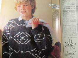 Eeva neule 1986 nr 1, suuri vauva &amp; lapsinumero, katso sisältö kuvista tarkemmin.