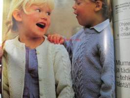 Eeva neule 1985 nr 1, katso sisältö kuvista tarkemmin.
