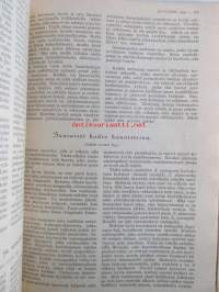 Kotiliesi sidottu vuosikerta 1929 Kansikuvituksia aikansa taitelijoilta mm. Maria Wiik, Viktor Westerholm, Santeri Salokivi ym. - Suomen kotitalousväen lehti