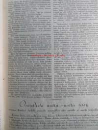 Kotiliesi sidottu vuosikerta 1929 Kansikuvituksia aikansa taitelijoilta mm. Maria Wiik, Viktor Westerholm, Santeri Salokivi ym. - Suomen kotitalousväen lehti