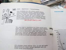 Volvo BM Maansiirtodumpperit ja maastoalustat tuotetietokansio konemyyjille 1973, sisältää tietoa malleista, mottoreista, voimansiirrosta, varusteista,
