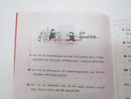 Volvo BM Körjournal -työkoneen ajopäiväkirja, käyttämätön, ruotsinkielinen