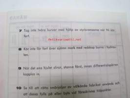 Volvo BM Körjournal -työkoneen ajopäiväkirja, käyttämätön, ruotsinkielinen