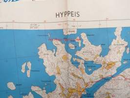 Hyppeis peruskartta 1:20 000 grundkarta