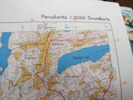 Hyppeis peruskartta 1:20 000 grundkarta