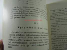 Suomen sahanomistajain keskinäinen palovakuutusyhtiö  vakuutusmaksutariffi