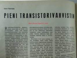 Tekniikan Maailma 1962 nr 11, sisältää mm. seur. artikkelit / kuvat / mainokset; Sähköinen laskutikku, Transistorivahvistin, Esittelyssä Ford Consul Cortina