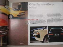 Mitsubishi Galant Sigma -myyntiesite / brochure