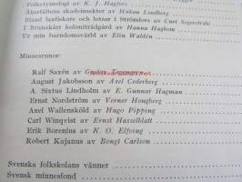 Kalendar utgiven av Svenska Folkskolans Vänner 1933