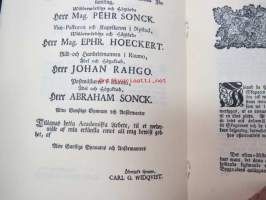 Menlöse Tankar Om Bräd-Sågning Yttrade Med Vederbörandes Samtycke, Under... Her Per Kalms Inseende, af Carl Gebhard Widquist, Norr-Finne, år 1772 den 22