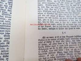 Menlöse Tankar Om Bräd-Sågning Yttrade Med Vederbörandes Samtycke, Under... Her Per Kalms Inseende, af Carl Gebhard Widquist, Norr-Finne, år 1772 den 22