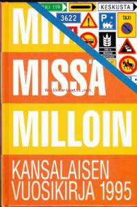 Mitä Missä Milloin 1995- kansalaisen vuosikirja.  Tapahtumat aikavälillä syyskuu 1993 - elokuu 1994.