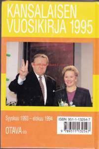 Mitä Missä Milloin 1995- kansalaisen vuosikirja.  Tapahtumat aikavälillä syyskuu 1993 - elokuu 1994.