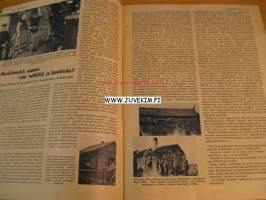 Kotiliesi 1937 nr 21 Marraskuu  1937 kansi Martta Wendelin, kun kuolema käy kodissa, nuorten parien koteja, sairaanhoitaja Kyllikki Pohjala käy Amerikan