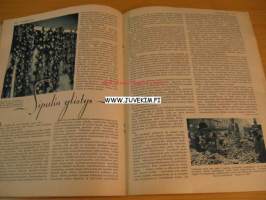 Kotiliesi 1937 nr 21 Marraskuu  1937 kansi Martta Wendelin, kun kuolema käy kodissa, nuorten parien koteja, sairaanhoitaja Kyllikki Pohjala käy Amerikan