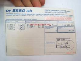Esso -huoltoasemaluottolasku