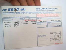 Esso -huoltoasemaluottolasku