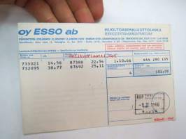 Esso -huoltoasemaluottolasku