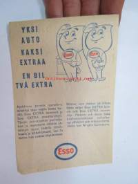 Esso Turun Autohalli -huoltoasemakuitti