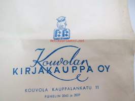 Kouvolan Kirjakauppa Oy -paperipussi