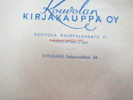 Kouvolan Kirjakauppa Oy -paperipussi