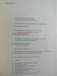 Baustilfibel - Bauwerke und Baustile von der Antike bis zur Gegenwart, Mit Zeichnungen von Ruth und Rudolf Peschel - Arkkitehtuuri - rakennukset ja arkkitehtuuriset