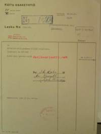 Kuitu Osakeyhtiö, Kivioja 18.12. 1943 - asiakirja