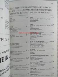 Helsingin kansainväliset messut 1968 / Helsingfors internationella mässa / Helsinki international trade fair - luettelo