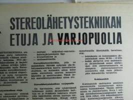 Tekniikan maailma 1964 nr 16, sis. mm. seur. artikkelit / kuvat / mainokset; Stereolähetystekniikan etuja ja varjopuolia, purjekonehissi PIK-15, Konica Auto-S,