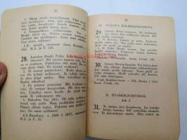 Sotilaan virsikirja 1930, leimattu &quot;Panssarilaiva Väinämöinen&quot;, nr 63 sekä myöhempi leimaus &quot;Miinalaiva Pohjanmaa&quot;