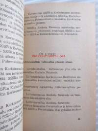 Sosialististen Neuvostotasavaltain Liiton perustuslaki