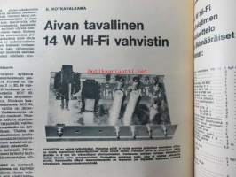 Tekniikan maailma 1965 nr 14, Aivan tavallinen 14W Hi-Fi vahvistin - osaluettelo ja likimääräiset hinnat, Keskuslämmitys, Koeajossa Peugeot 204, Maastoajoa... ym.