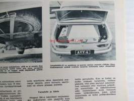 Tekniikan maailma 1965 nr 14, Aivan tavallinen 14W Hi-Fi vahvistin - osaluettelo ja likimääräiset hinnat, Keskuslämmitys, Koeajossa Peugeot 204, Maastoajoa... ym.