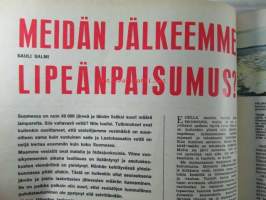 Tekniikan maailma 1965 nr 14, Aivan tavallinen 14W Hi-Fi vahvistin - osaluettelo ja likimääräiset hinnat, Keskuslämmitys, Koeajossa Peugeot 204, Maastoajoa... ym.