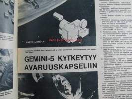 Tekniikan maailma 1965 nr 14, Aivan tavallinen 14W Hi-Fi vahvistin - osaluettelo ja likimääräiset hinnat, Keskuslämmitys, Koeajossa Peugeot 204, Maastoajoa... ym.