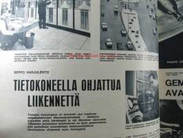 Tekniikan maailma 1965 nr 14, Aivan tavallinen 14W Hi-Fi vahvistin - osaluettelo ja likimääräiset hinnat, Keskuslämmitys, Koeajossa Peugeot 204, Maastoajoa... ym.