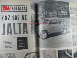 Tekniikan maailma 1965 nr 13,  elokuu sis. mm. seur. artikkelit / kuvat / mainokset;   TM-kesäkokeilua - Flymo ruohonleikkuri ja Tukialus Metos-Delfin, Koekuvissa