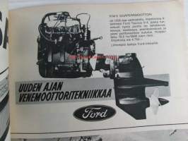 Tekniikan maailma 1965 nr 13,  elokuu sis. mm. seur. artikkelit / kuvat / mainokset;   TM-kesäkokeilua - Flymo ruohonleikkuri ja Tukialus Metos-Delfin, Koekuvissa