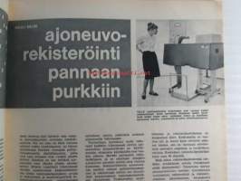 Tekniikan maailma 1965 nr 13,  elokuu sis. mm. seur. artikkelit / kuvat / mainokset;   TM-kesäkokeilua - Flymo ruohonleikkuri ja Tukialus Metos-Delfin, Koekuvissa