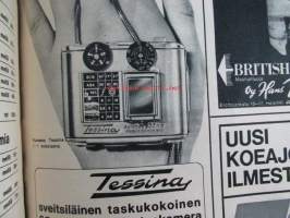 Tekniikan maailma 1965 nr 12 heinäkuu , sis. mm. seur. artikkelit / kuvat / mainokset;  Koekuvissa Blex P4, Koeajossa Vespa Super Sport ja Ford Cortina GT,