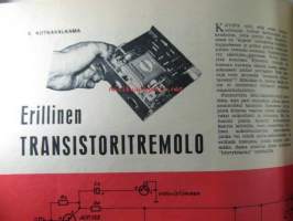 Tekniikan maailma 1965 nr 12 heinäkuu , sis. mm. seur. artikkelit / kuvat / mainokset;  Koekuvissa Blex P4, Koeajossa Vespa Super Sport ja Ford Cortina GT,