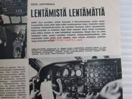 Tekniikan maailma 1965 nr 12 heinäkuu , sis. mm. seur. artikkelit / kuvat / mainokset;  Koekuvissa Blex P4, Koeajossa Vespa Super Sport ja Ford Cortina GT,