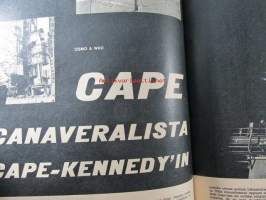 Tekniikan maailma 1965 nr 12 heinäkuu , sis. mm. seur. artikkelit / kuvat / mainokset;  Koekuvissa Blex P4, Koeajossa Vespa Super Sport ja Ford Cortina GT,